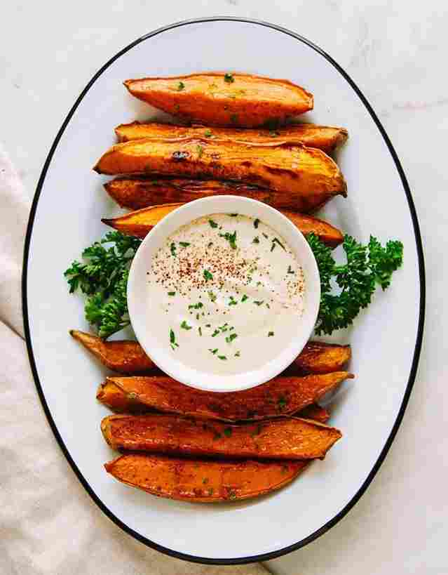 Baked Sweet Potato Wedges