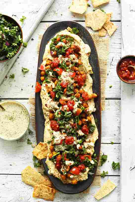 Vegan Appetizer Chickpea Shawarma Dip