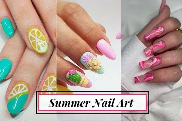 Bright Summer Nail Art