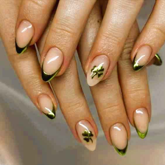 Shamrock French Tips