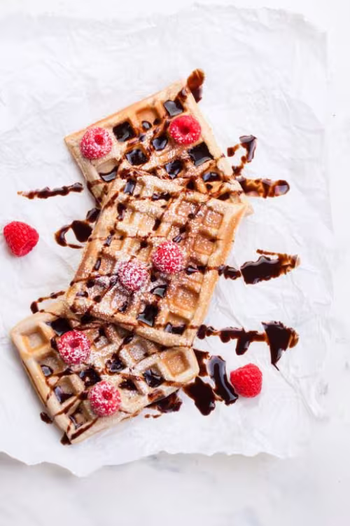Easy Easter Homemade Breakfast Waffles