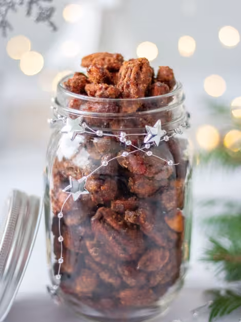 Gingerbread Candied Nuts