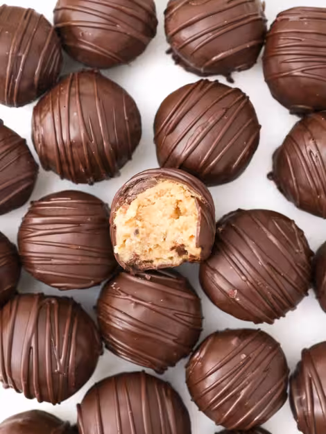 peanut butter balls with rice Krispie