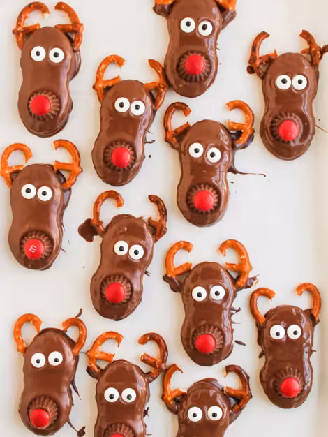 Reindeer Nutter Butter Cookies