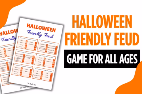 fun and spooky Halloween Friendly feud game