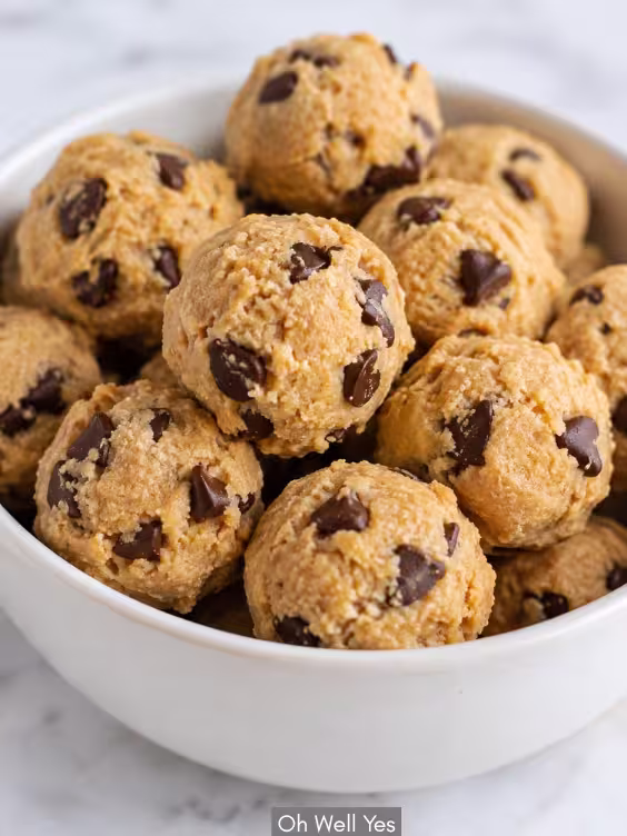 Peanut Butter Cookie Dough Bites